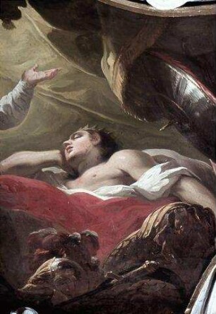 Jaddus prophezeit Alexander im Traum den Sieg über die Perser