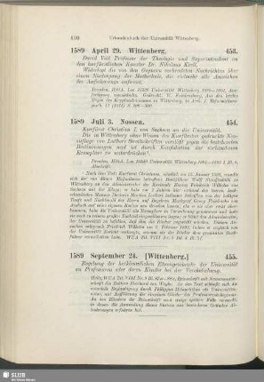 453. 1589, April 29. Wittenberg