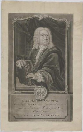 Bildnis des Christianus Wolfius