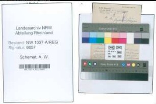 Entnazifizierung A. W. Schemat , geb. 00.00.0000 (Dentist)