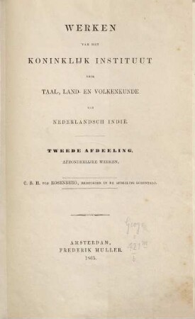 Reistogten in de afdeeling Gorontalo, gedaan op last der Nederlandsch Indische regering