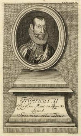 Bildnis von Friedrich II. (1534-1588), König von Dänemark