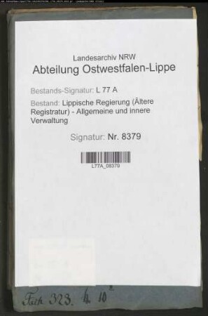 Straßenbau.- Landstraße (Chaussee) Detmold-Schlangen.- Kreuzkrug-Horn.- Horn-Detmold.- Schmedissen-Meinberg, Bd. 2