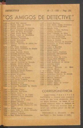 "Os amigos de Detective"