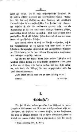 Erlebnisse