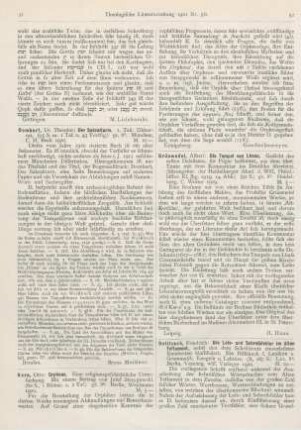 52-53 [Rezension] Delitzsch, Friedrich, Die Lese- und Schreibfehler im Alten Testament, nebst den dem Schrifttexte einverleibten Randnoten klassifiziert