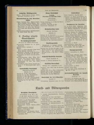 Kunst- und Bildungswesen
