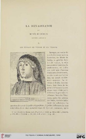 3. Pér. 1.1889: La Renaissance au Musée de Berlin, 8, Les écoles de Venise et de Vérone