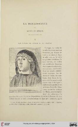 3. Pér. 1.1889: La Renaissance au Musée de Berlin, 8, Les écoles de Venise et de Vérone