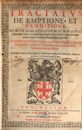 Tractatus de emptione et venditione