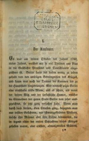 Johann Gotzkowsky der Kaufmann von Berlin : Roman von L. Mühlbach, 1