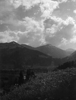 Bergkette im Allgäu