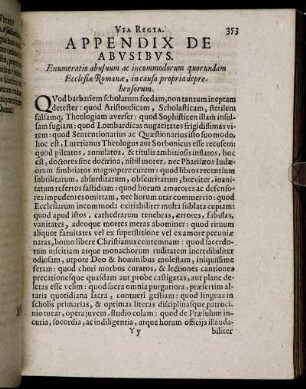 Appendix De Abusibus.