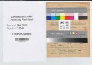 Entnazifizierung Eduard Forsthoff, geb. 18.10.1903 (Maschinist)
