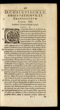 Liber XII. Constitutio Zenonis de litium expensis