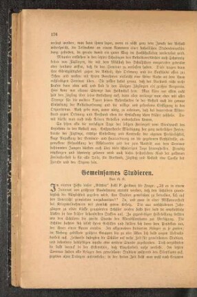 Gemeinsames Studieren