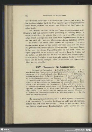XXV. Photometer für Kopierzwecke