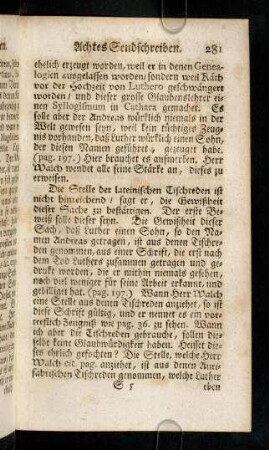 281-291, Die Stelle der lateinischen Tischreden ...