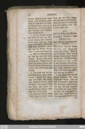 213. Lob der Güte und Barmherzigkeit Gottes, aus Psalm 103.