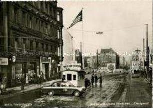 Checkpoint Charlie in der Friedrichstraße
