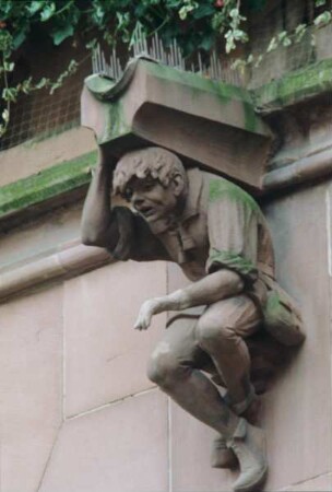 Sitzender Mann