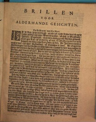 Brillen Voor alderhande Gesichten, [1]