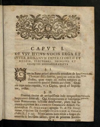 51-65, Caput I