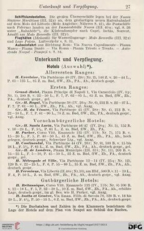 Unterkunft und Verpflegung