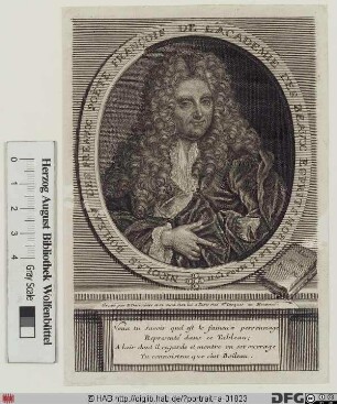 Bildnis Nicolas Boileau, gen. Despréaux