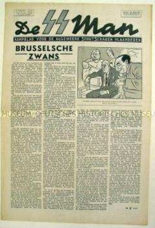 Wochenzeitung der flämischen SS "De SS Mann"