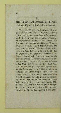 9. Kanaan und seine Umgebungen, die Phönizier, Syrer, Assirer und Babylonier