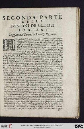 Seconda parte delle imagini de gli dei indinani