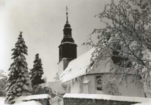 Schellerhau (Altenberg-Schellerhau). Pfarrkirche (1591-1593). Ansicht von Südost