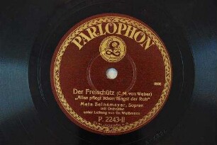 Der Freischütz : "Alles pflegt schon längst der Ruh" / (C.M. von Weber)