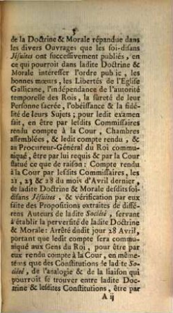 Arrest Du Parlement De Bordeaux : Du 26 Mai 1762. Extrait Des Registres De Parlement