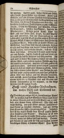 Buß- und Beicht-Andachten. - Communion-Gebete.