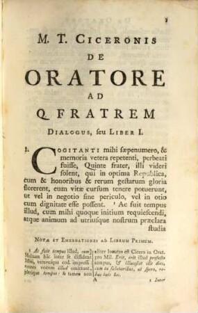 Ad Q. fratrem dialogi tres de oratore