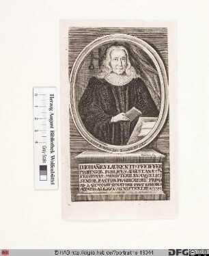 Bildnis Johann Lorenz Pfeiffer