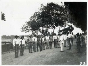 Puerto Ayacucho: Die Soldatenwache des Gouverneurs, April 1933