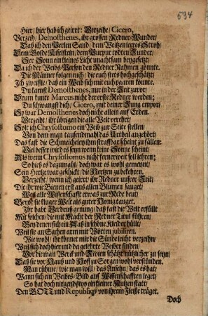 Die Stifftung einer vertrauten Redner-Gesellschafft, das ist: Die Eheliche Verbindung Des ... Herrn M. Christoph Zippels, Des Gymnasii zu Regenspurg wohl-meritirten Con-Rectoris, Mit der ... Jungfer Barbara Maria ... Herrn Johann Oesterls ... Tochter, Welche den 5. Jun. An. 1708. vor sich gieng