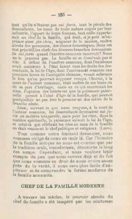 Chef de la famille moderne
