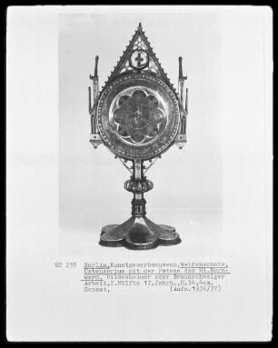 Ostensorium mit der Patene des Heiligen Bernward