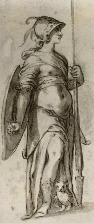 Athena, stehend