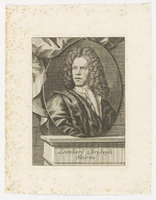 Bildnis des Leonhard Christoph Sturm