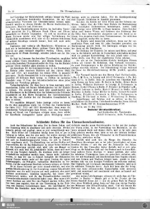 Schlechte Zeiten für das Uhrmacherschaufenster