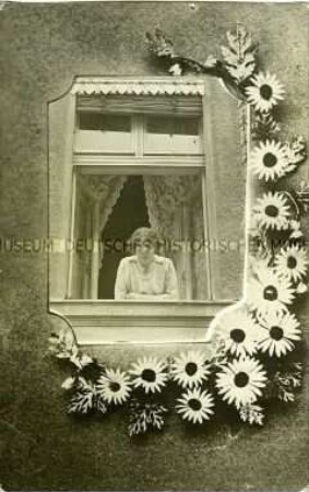 Frauenporträt am Fenster