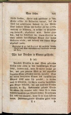 Wie das Brechen in Ebenen geschieht