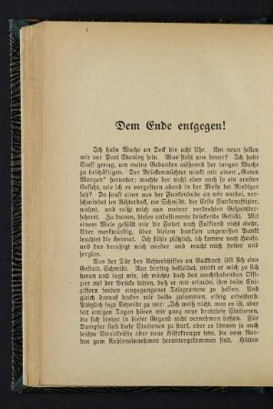 84-94 Dem Ende entgegen!