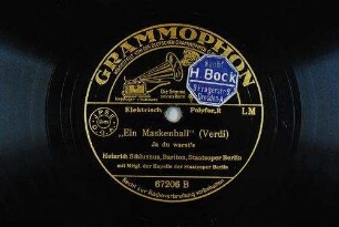 "Ein Maskenball" : Ja du warst's / (Verdi)