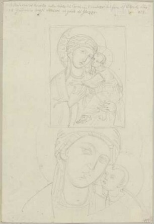 Madonna mit Kind in San Niccolò del Carmine in Siena